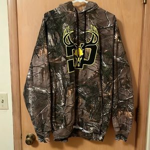 Russell Outdoors Diesel Power Men’s Hooded Camo Sweatshirt